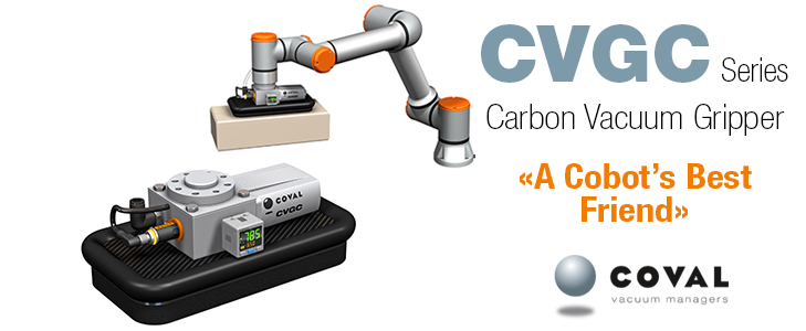 Carbon Vacuum Gripper, CVGC Series COVAL