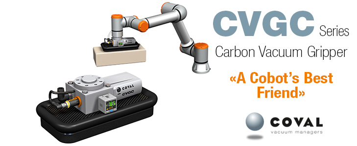 Carbon Vacuum Gripper, CVGC Series COVAL Carbon Vacuum Gripper, CVGC Series COVAL