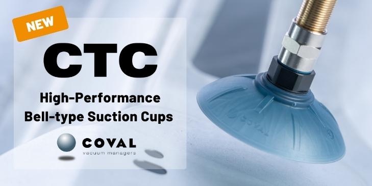 CTC High Performance Bell-type Suction Cups, the Suction Cups that Hold Fast to Sheet Metal CTC High Performance Bell-type Suction Cups, the Suction Cups that Hold Fast to Sheet Metal