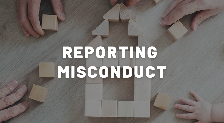 Reporting misconduct