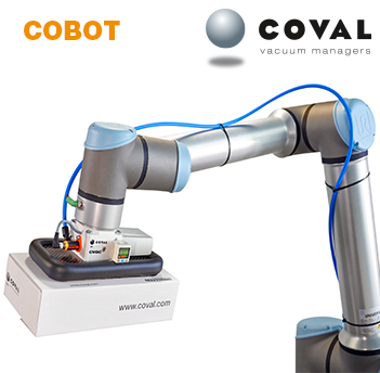 Vacuum handling specifically designed for collaborative robots (Cobots)