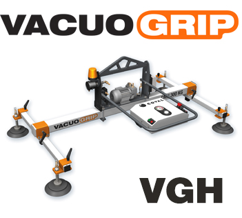 vacuum handling of flat sheet metal, VACUOGRIP COVAL VGH  series - vacuum lifting beam