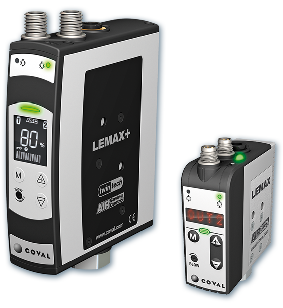 Compact, high flow vacuum pump with air saving control LEMAX+ series+